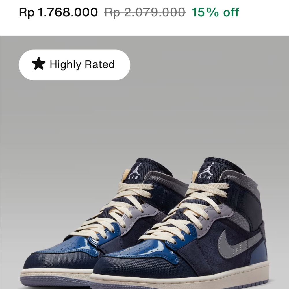 Nike Men's Air Jordan 1 Mid SE Craft Sneakers